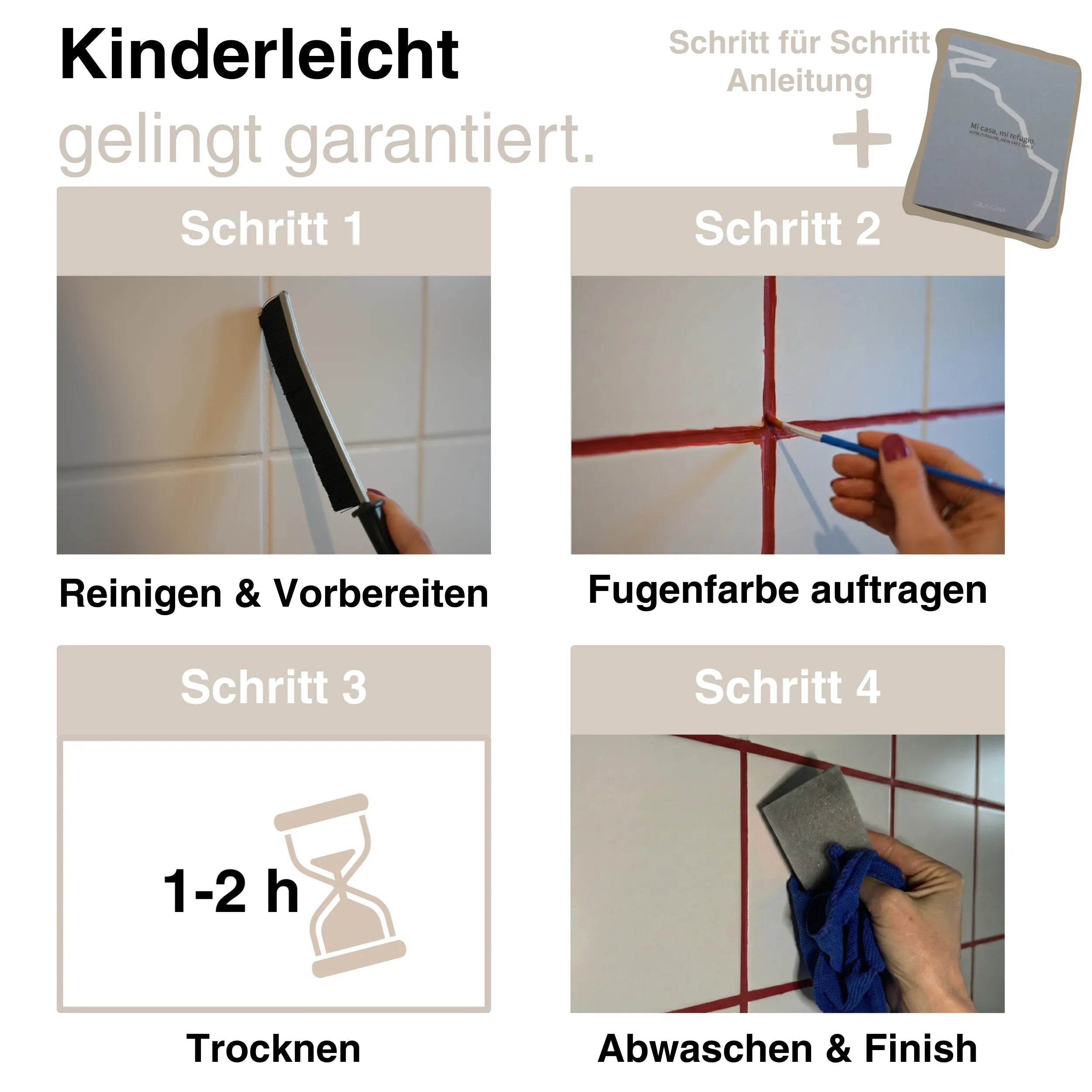 Fugenfarbe Bold Rouge - Cala Casa - CFF-007-BR-1