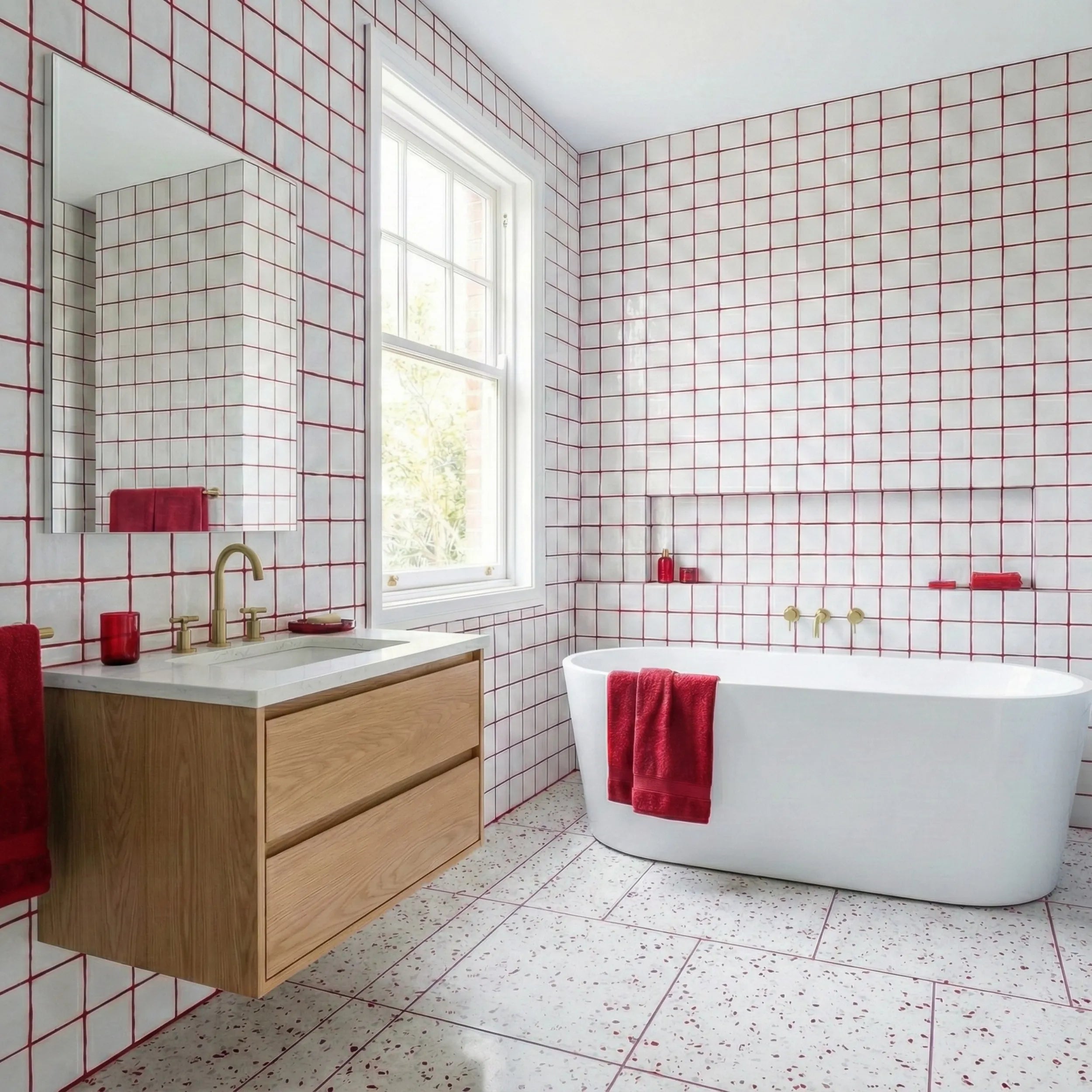 Fugenfarbe Bold Rouge - Cala Casa - CFF-007-BR-1