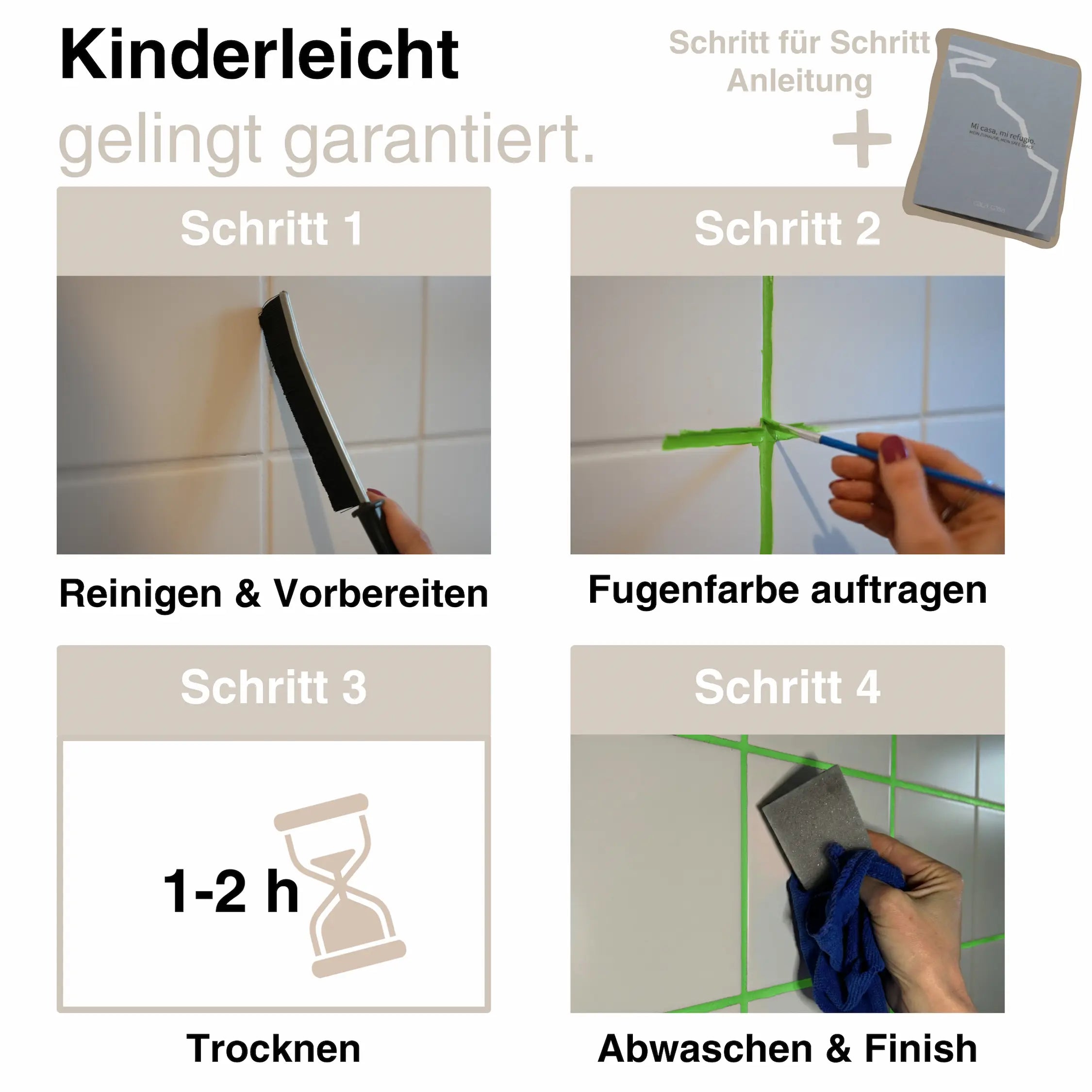 Fugenfarbe Electric Lime - Cala Casa - 