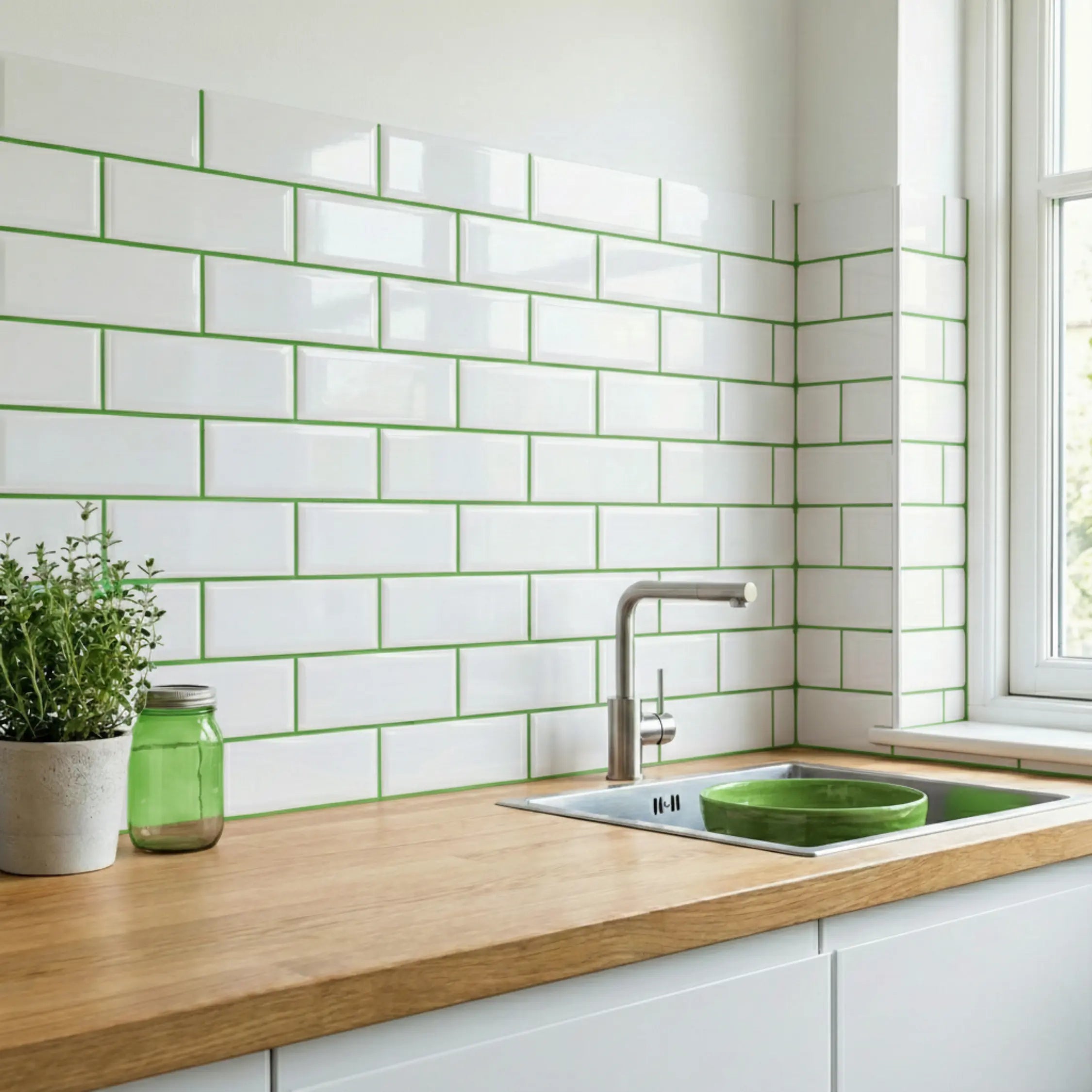 Fugenfarbe Electric Lime - Cala Casa - 