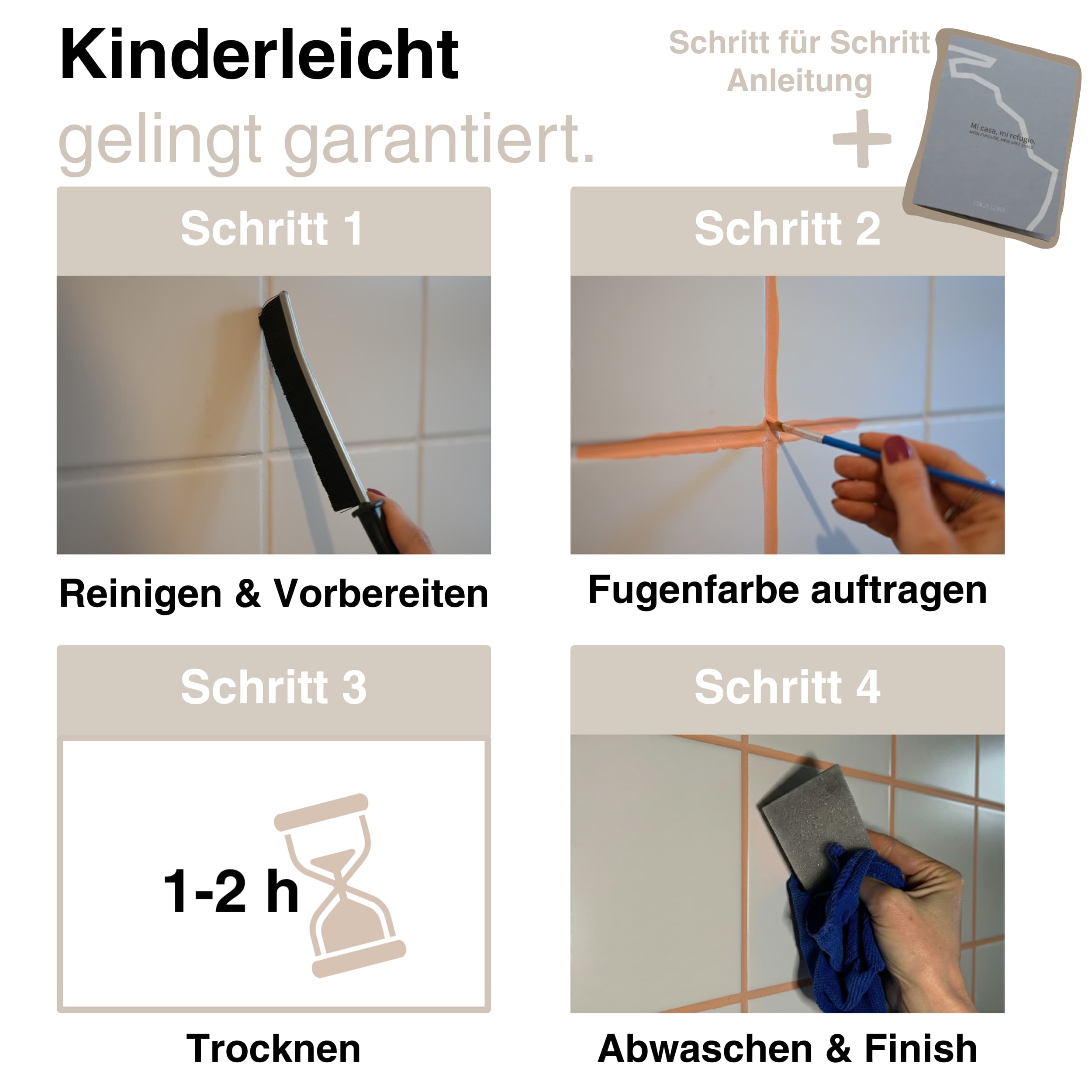 Fugenfarbe Peach Sorbet - Cala Casa - CFF-006-PS-1