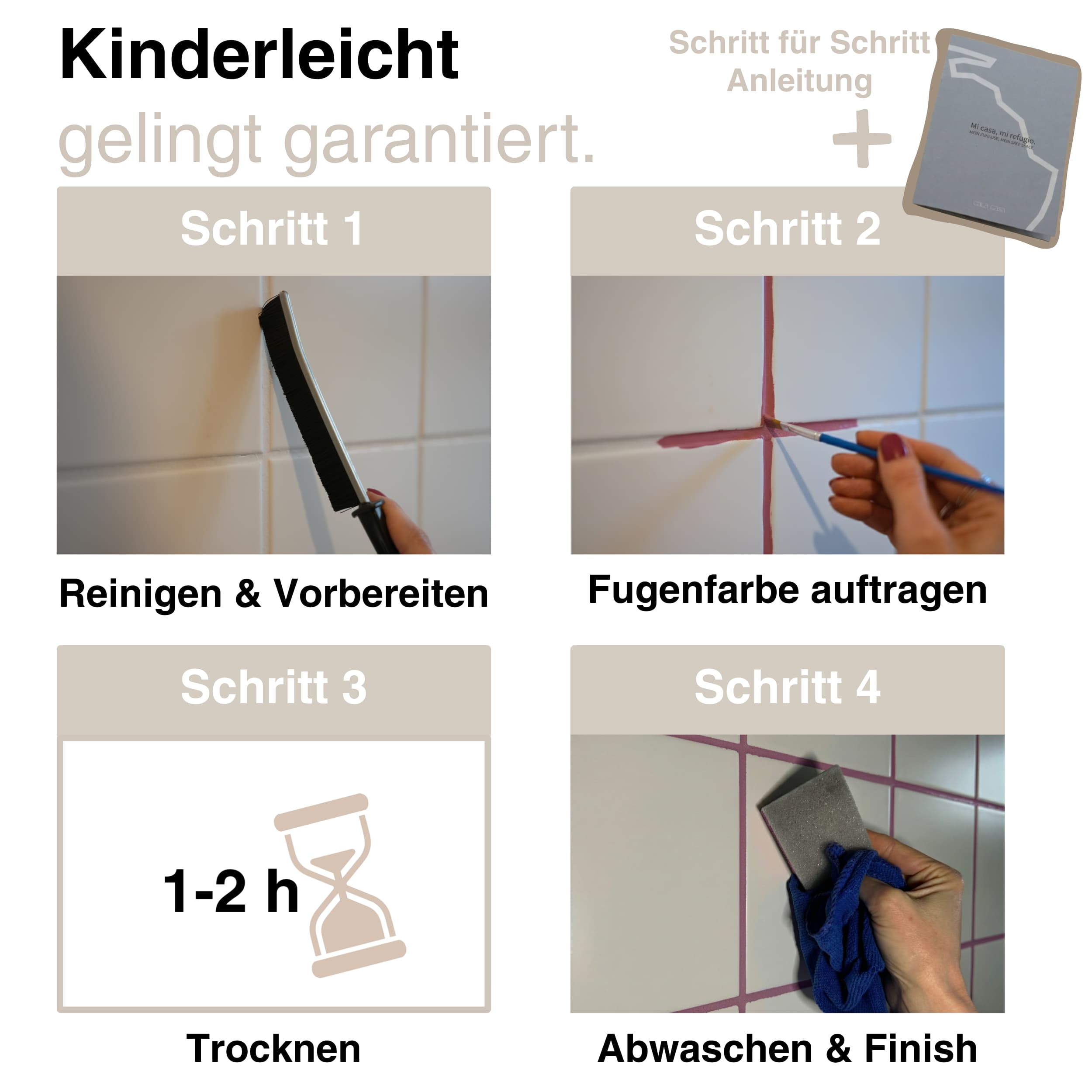 Fugenfarbe Petal Pink - Cala Casa - CFF-009-PP-1