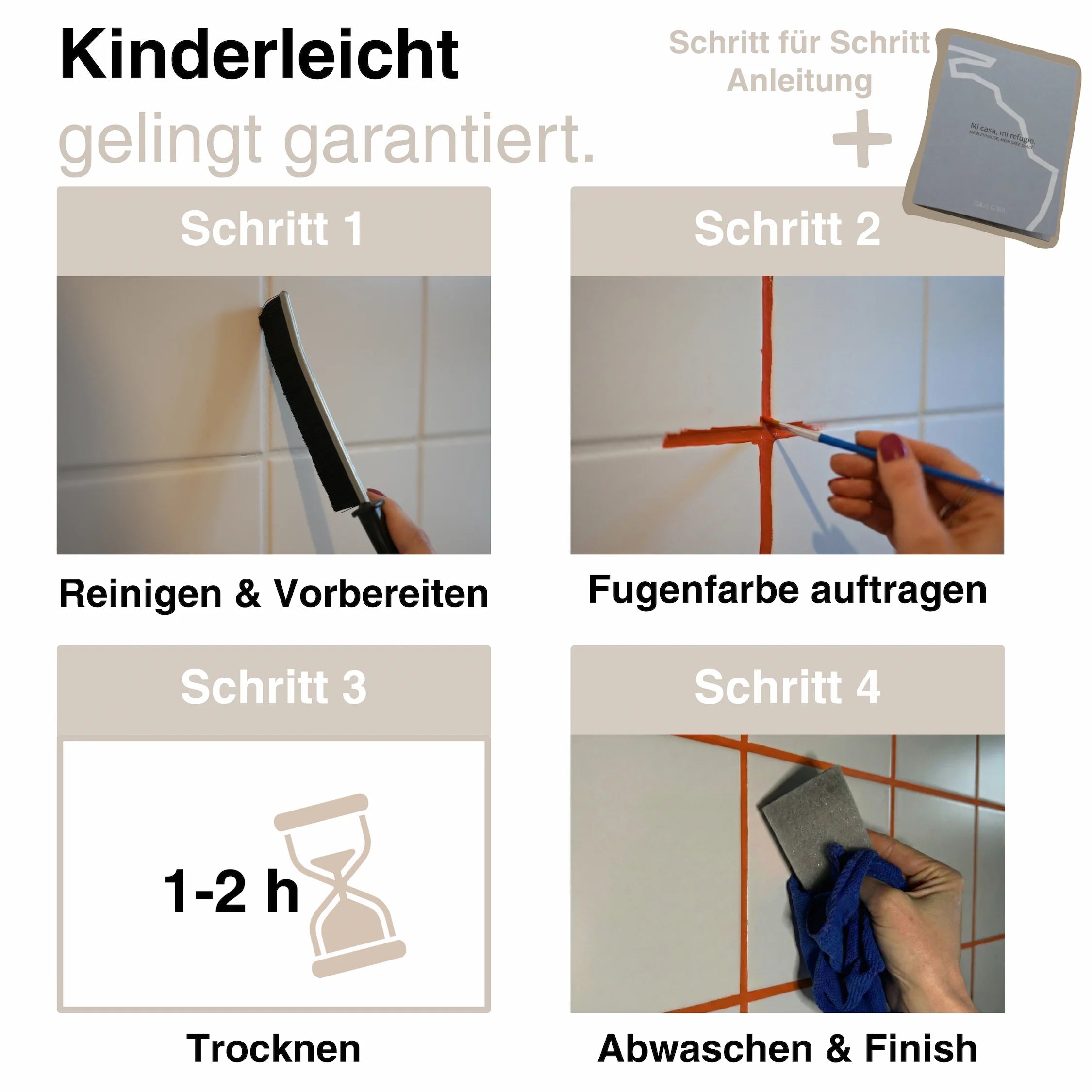 Fugenfarbe Tangerine Twist - Cala Casa - CFF-005-TT-1