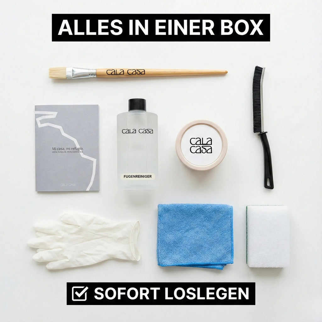 Fugensanierungs - System - (8 - tlg. Komplett - Set) - Cala Casa - Set Übersicht