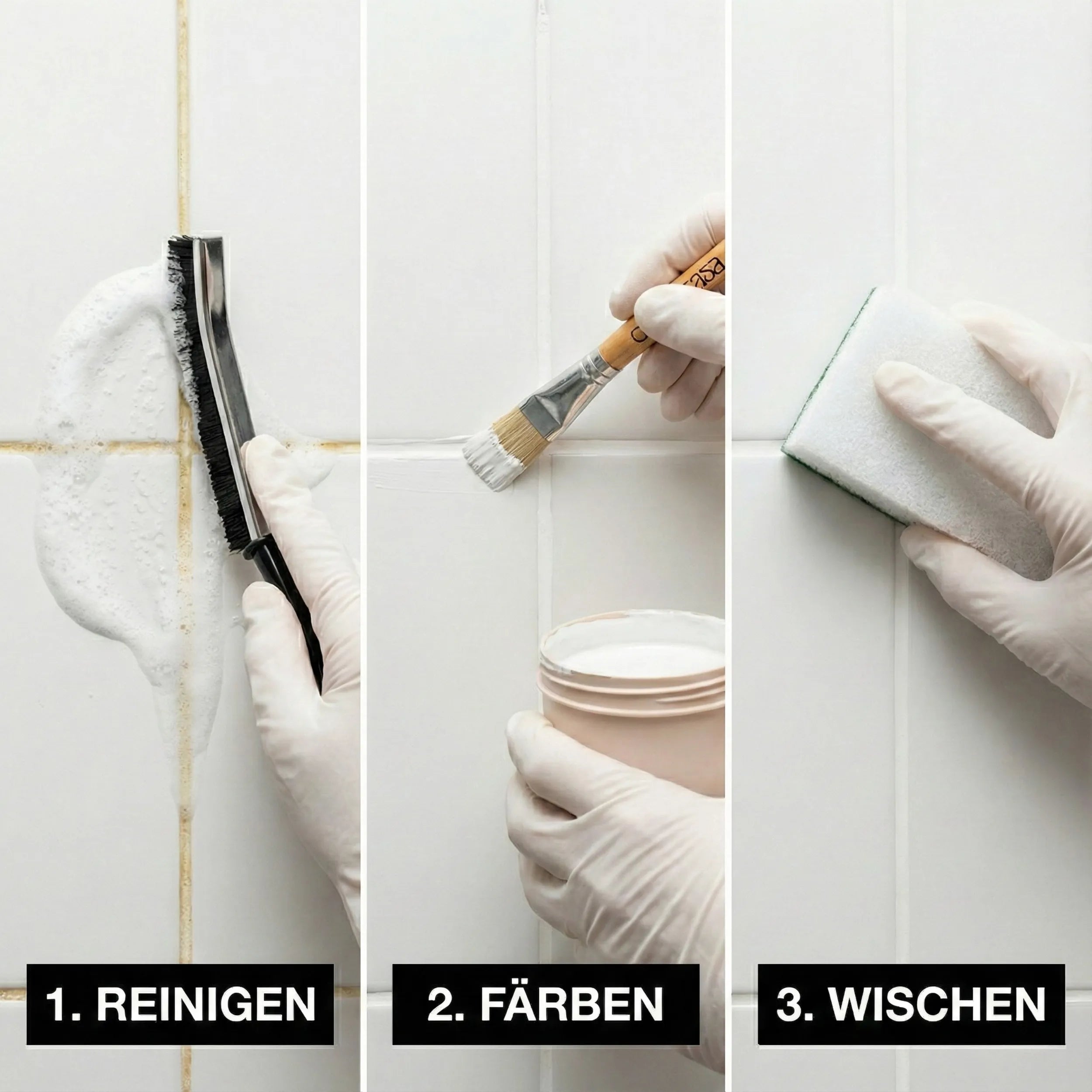 Fugensanierungs - System - (8 - tlg. Komplett - Set) - Cala Casa - Anleitung